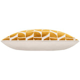 Eclipse Pillow, Gold Geometric