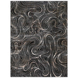 Elle Decor x Livabliss Rug Grenelle EDGN-2306, Black/Beige