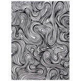 Elle Decor x Livabliss Rug Grenelle EDGN-2307, Black/White