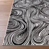 Elle Decor x Livabliss Rug Grenelle EDGN-2307, Black/White
