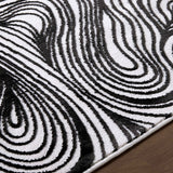 Elle Decor x Livabliss Rug Grenelle EDGN-2307, Black/White
