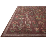 Rifle Paper Co. x Loloi Rug Edinburgh EDN-03, Merlot/Multi