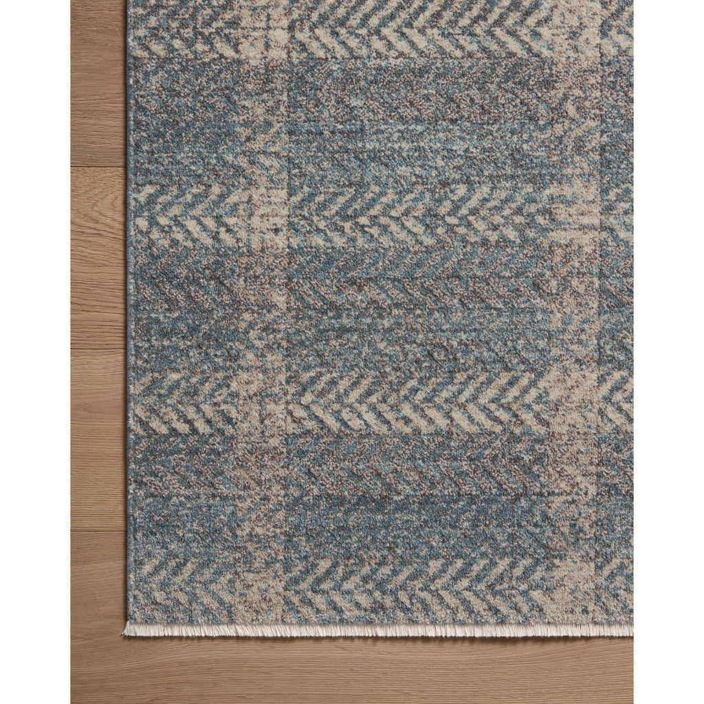 Ember Outdoor Performance Rug Angela Rose × Loloi Rug Ember EMB-03, Blue/Beige – High Fashion Home