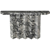 Marquette Marble Console Table, Black
