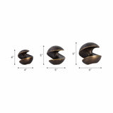 Kismet Spiral Spheres, Set of 3-Accessories-High Fashion Home