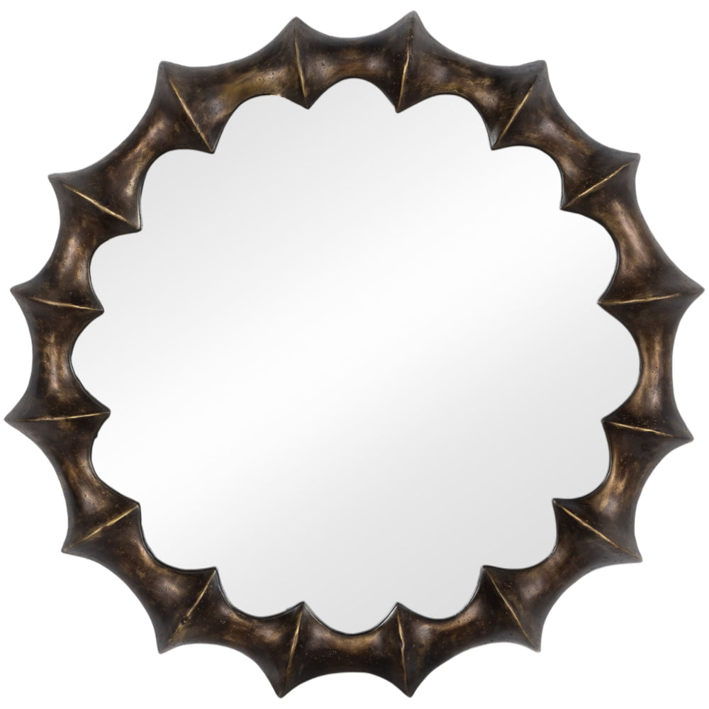 Operose Mirror, Bronze