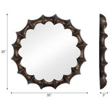 Operose Mirror, Bronze