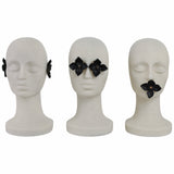 Hear, See, Speak No Evil Statuary, Black/White, Set of 3