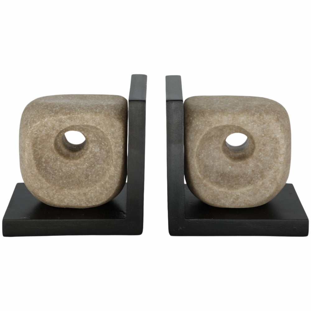 Flowood Bookends, Brown