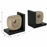 Flowood Bookends, Brown