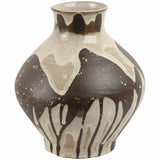Rainha Vase, Brown and Beige