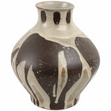 Rainha Vase, Brown and Beige