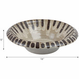 Rainha Bowl, Brown and Beige