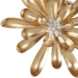 Hanna Wall Flowers, Gold, Set of 3
