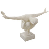 Armstrong Quartz Resin Man Statuary, White-Accessories-High Fashion Home