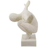 Armstrong Quartz Resin Man Statuary, White-Accessories-High Fashion Home