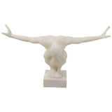 Armstrong Quartz Resin Man Statuary, White-Accessories-High Fashion Home