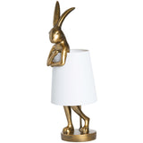 Chester Rabbit Table Lamp, Gold-Lighting-High Fashion Home
