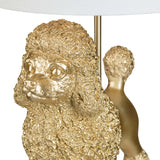 Poodle Table Lamp, Gold