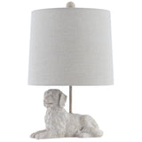 Retriever Table Lamp, White