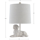 Retriever Table Lamp, White