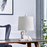 Retriever Table Lamp, White