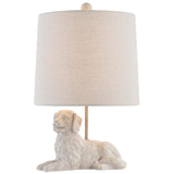 Retriever Table Lamp, White