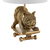 Bulldog Table Lamp, Gold-Lighting-High Fashion Home