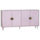 Arvada 4 Door Media Credenza, Lavender
