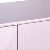 Arvada 4 Door Media Credenza, Lavender