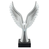 Eagle Tabletop Decor, Silver-Accessories-High Fashion Home
