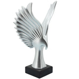 Eagle Tabletop Decor, Silver-Accessories-High Fashion Home