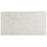 Earl Rectangular Coffee Table, Cream