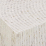 Earl Rectangular Coffee Table, Cream