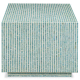 Earl Rectangular Coffee Table, Light Blue