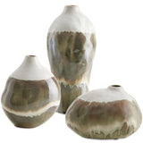 Earthflow Outdoor Vases, Earthy, Set of 3-Accessories-High Fashion Home