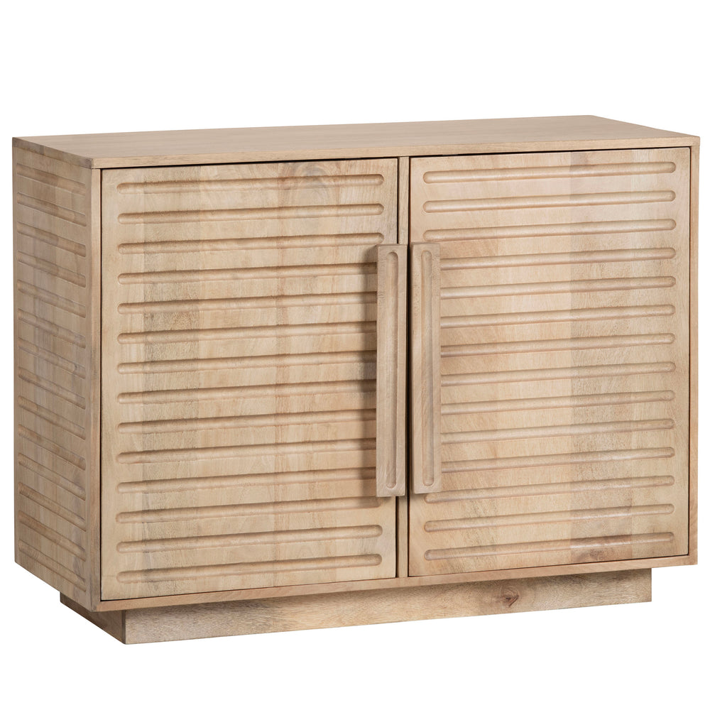 Easton 2 Door Cabinet, Natural-Furniture - Storage-High Fashion Home