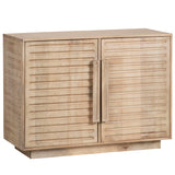 Easton 2 Door Cabinet, Natural-Furniture - Storage-High Fashion Home