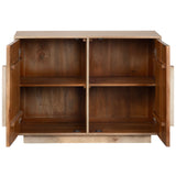 Easton 2 Door Cabinet, Natural-Furniture - Storage-High Fashion Home