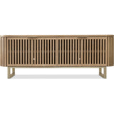 Easton Entertainment Console, Light Wood-Furniture - Office-High Fashion Home