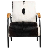 Ebony Chair, Black/White