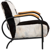 Ebony Chair, Black/White