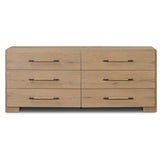 Eden 6 Drawer Dresser, Aged Smoked by Four Hands-Furniture - Storage-High Fashion Home