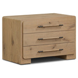 Eden Nightstand, Aged Smoked Oak by Four Hands-Furniture - Bedroom-High Fashion Home