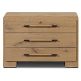 Eden Nightstand, Aged Smoked Oak by Four Hands-Furniture - Bedroom-High Fashion Home