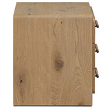 Eden Nightstand, Aged Smoked Oak by Four Hands-Furniture - Bedroom-High Fashion Home