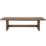 Eden Rectangular Dining Table, Medium Brown-Furniture - Dining-High Fashion Home