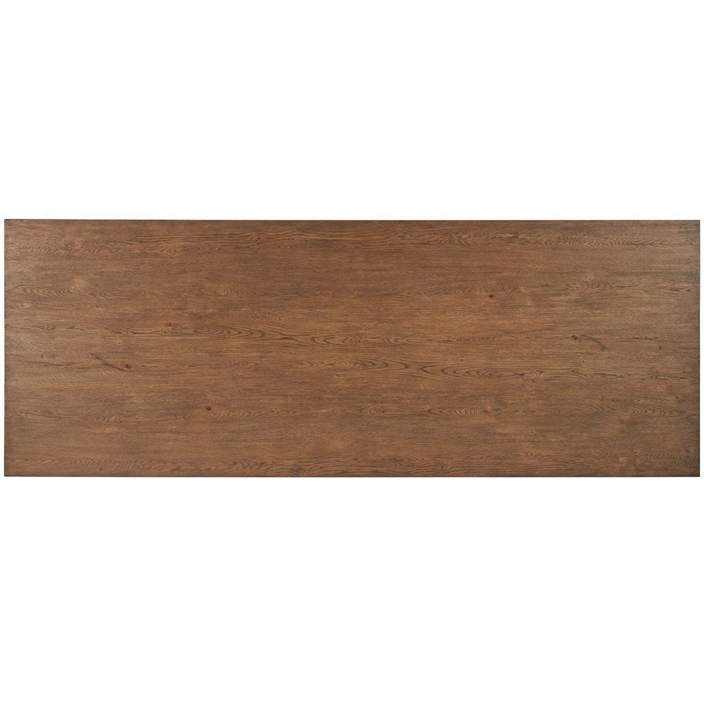 Eden Rectangular Dining Table, Medium Brown – High Fashion Home