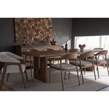 Eden Rectangular Dining Table, Medium Brown-Furniture - Dining-High Fashion Home