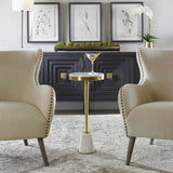 Edifice Drink Table-Furniture - Accent Tables-High Fashion Home